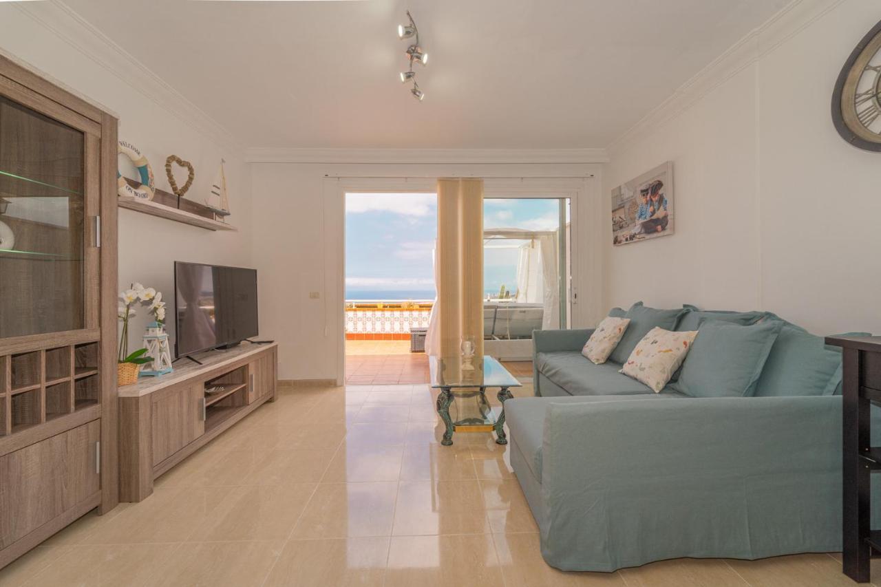 Luxury Penthouse 105M2,Bali Bed,Heated Pool,Sunset Apartman Costa Adeje  Kültér fotó